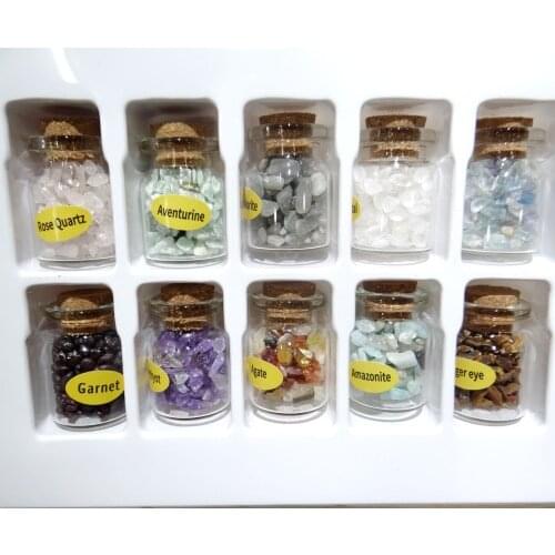 Natural stone tiger eye Turquoises Quartz Crystal aventurine gravel pendant for diy Jewelry making necklace Accessories10Pcs