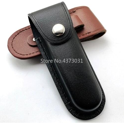 Brand new Sheath / Folding Knife Sheath Holster Leather Knife The First Floor Leather Knife Sheath For Swiss knife