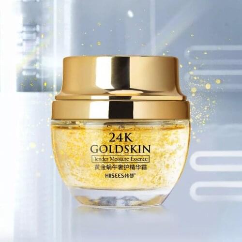24K Golden Snail Collagen Facial Cleanser Brightening Anti-Aging Moisturizing Removing Acne Whitening Improving Skin Faci