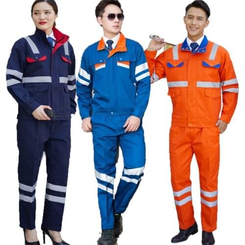 Work Clothing men women Coverall workmen uniform car Repair forest builder Work suit mechanical Warehouse Miner Hi Vis Safety 4X