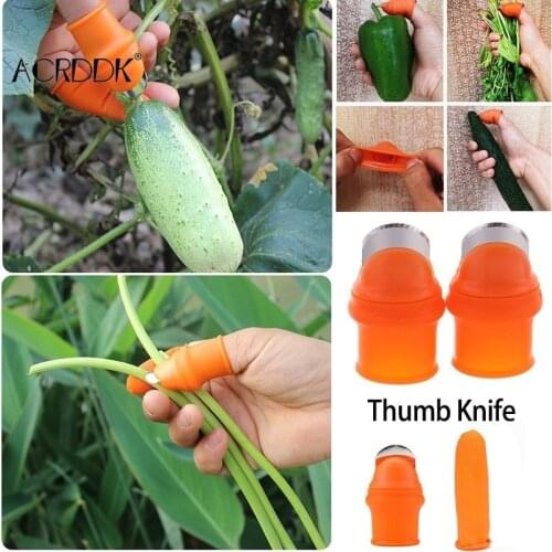 Thumb Cutter Separator Finger Tools Picking Device for Garden Harvesting Plant Gardening FC