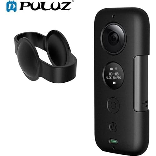 PULUZ Silicone Protective Case with Lens Cover for Insta360 ONE X