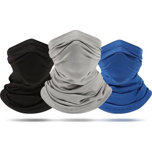 Sports Bandanas Neck Gaiter Cool Breathable Fishing Scarf Headband Dust Sun Protections Cycling Scarf Mask Motorcycle Collar