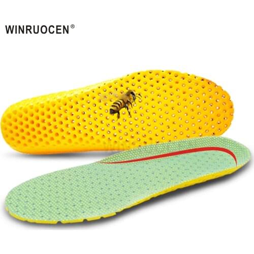 Breathable Insoles In Sneakers Orthopedic Light Deodorant Shock Cushion Shoes Pad For Men Women Fitness Sport Shoes Accessories