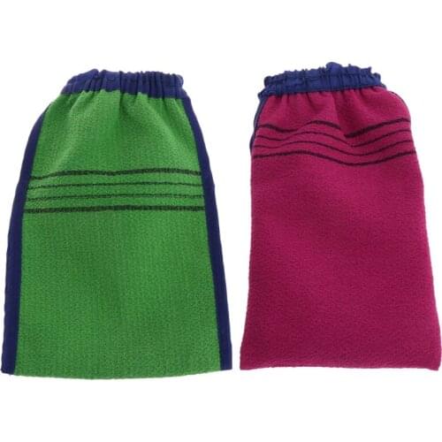 T84E Korea Hammam Scrub Mitt Magic Peeling Glove Exfoliating Tan Removal Mitt