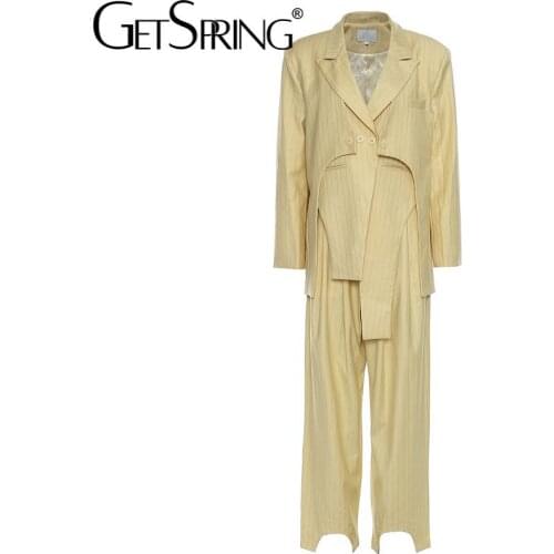 Женские брючные костюмы двойка Yuerwang China At AliExpress