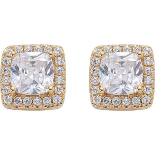 1 Pair of New Gold and Silver Fashion Mens Jewellery and Ladies Party Earrings