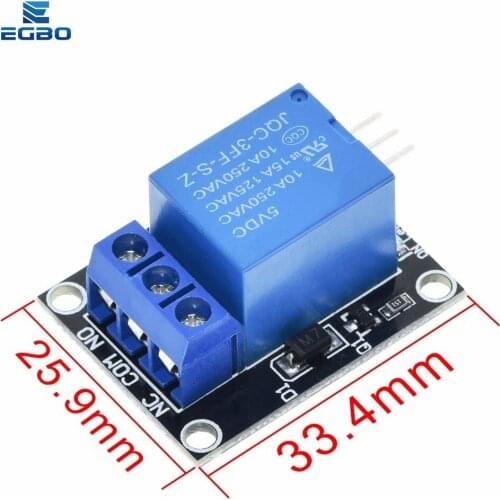 1PCS EGBO KY-019 KY 019 5V One 1 Channel Relay Module Board Shield For PIC AVR DSP ARM for arduino Relay