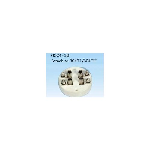 5pcs ceramic tube socket seat GZC4-2B 4 pin seat tube socket silver foot for 304TK/304TH