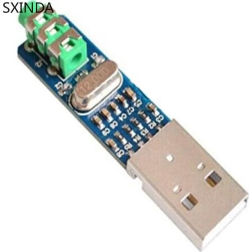 5pcs Mini USB DAC decoder PCM2704 USB sound card analog DAC decoder board