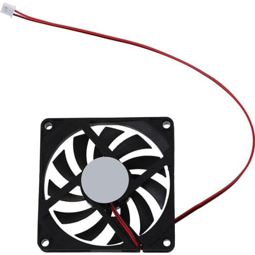 80mm 2 Pin Connector Cooling Fan for Computer Case CPU Cooler Radiator for video card Mini Cooling Fan radiator For Dropshipping