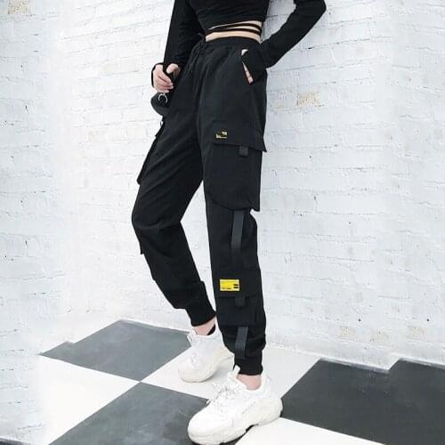 Hip Hop Pants Women Jazz Dance Trousers Girls Cheerleader Clothes DJ Outfit Performance Clothing Fashion Stage HIPHOP Wear BI429