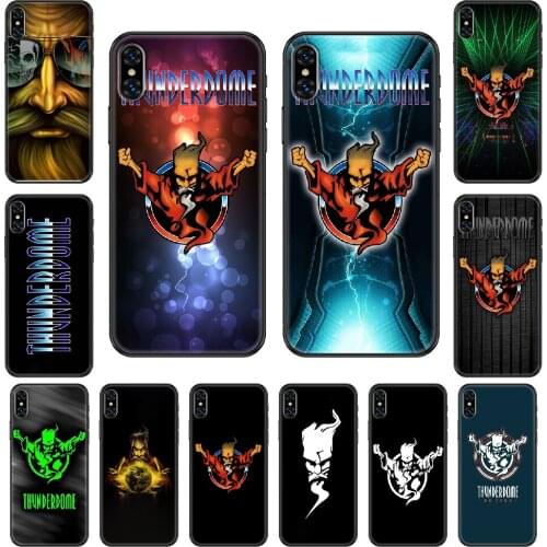 Thunderdome Phone case For iphone 4 4s 5 5S SE 5C 6 6S 7 8 plus X XS XR 11 PRO MAX 2020 black luxury Etui tpu coque trend shell