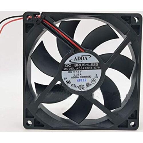 AD0912HB-C70 9020 12v 0.25A case Fan 6months Warranty