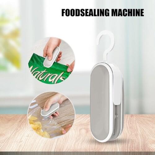 HOT Mini Bag Sealer Chip Bag Sealer Handheld Heat Sealer Food Storage Snack Fresh Mini Portable Sealer Kitchen Supply ND