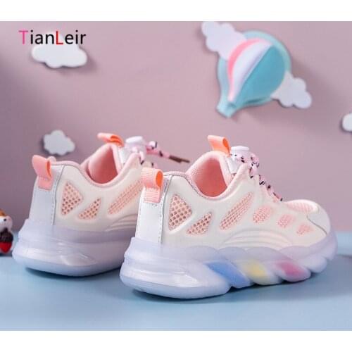 2021 High Quality New Kids Shoes Breathable Comfortable Children Sneakers For Girls Fashion Casual Sports Shoes Chaussure Enfant