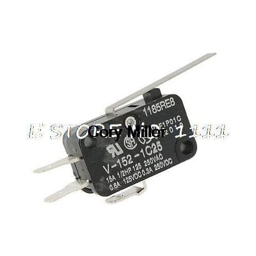 Momentary Long Hinge Lever SPDT Basic Limit Micro Switch 1 NO 1 NC V-152-1C25