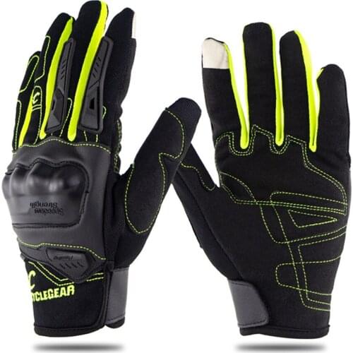 Motorcycle Gloves Men Guantes Moto Touch Screen Motorbike Motocross Full Finger Gloves Tactical Biker Riding Moto Gloves Black