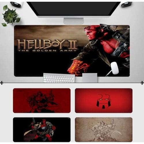 Soft Hellboy Gaming Mouse Pad Gaming MousePad Large Big Mouse Mat Desktop Mat Computer Mouse pad For Overwatch