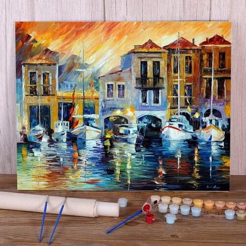 After A Days Work Painting By Numbers Kit Acrylic Paints 40*50 Oil Painting Home Decoration For Children Handiwork