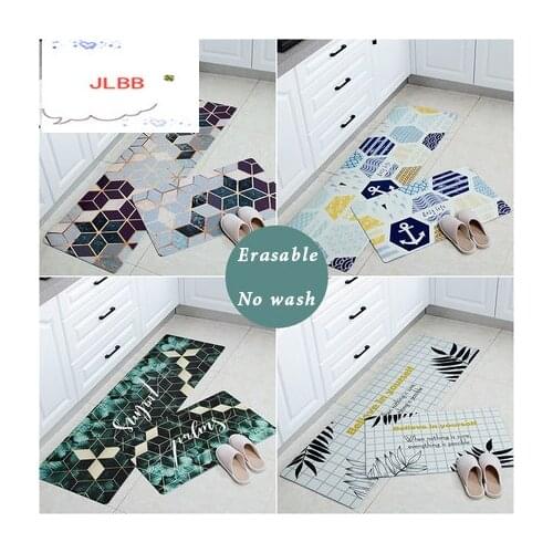 RULDGEE Non-slip Oil Proof Waterproof PU PVC Carpet for living Room Modern Kitchen Mat Bedroom Rug