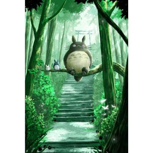 NEW Arrival 5D DIY Diamond Painting Cartoon Fantasy Animals Trees Crystal Mosaic Embroidery Beadwork Cross Stitch Kid Home Decor