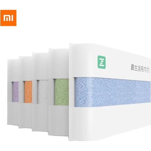 Xiaomi Mijia 5colors Youpin ZSH Towel Air series towel adult wash towel cotton household Soft and easy to dry Towels