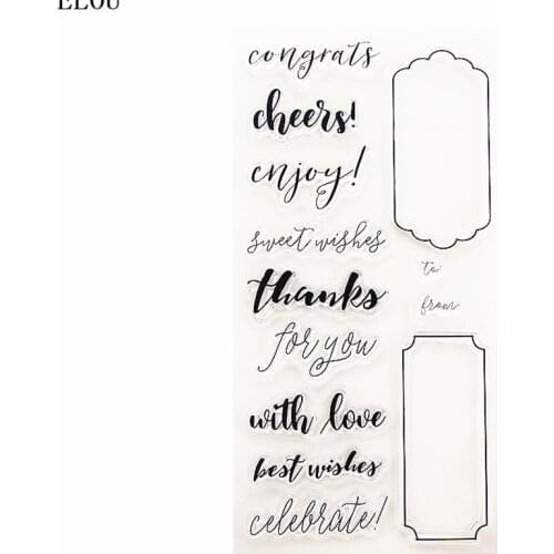 PANFELOU Gather time Transparent Silicone Rubber Clear Stamps cartoon for Scrapbooking/DIY Easter wedding album