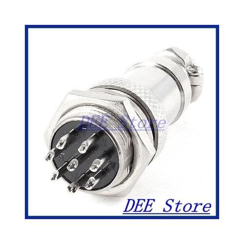 Wire Panel Connector GX16 8P Male M16 Aviation Plug Jack Connector
