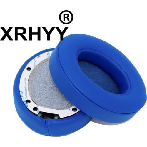 XRHYY Blue Replacement ear pads earpads cushion For Beats Studio 2.0 Wired / Wireless B0500 / B0501 Studio 3.0 Headphones