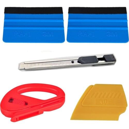 3m Felt squeegee Snitty Zippy Cutter and Quick Fix Squeegee Vinyl Install tools