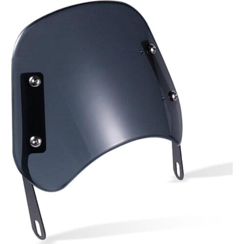 Motorcycle Windshield Wind Deflector Windscreen Universal for Hon da Yama ha Ka wasaki Su zuki 5"-7" Headlight Dropship