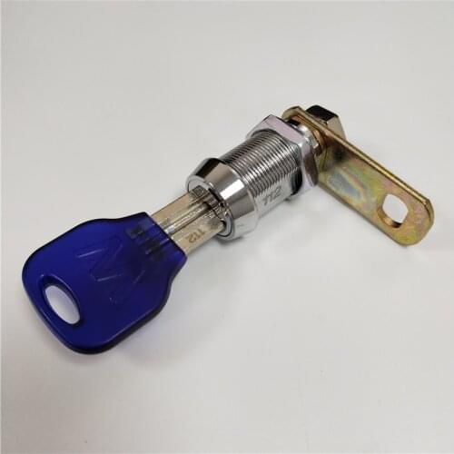 Raylock zinc alloy castle lock disc cylinder mailbox toolbox lock flat steel cam cabinet lock