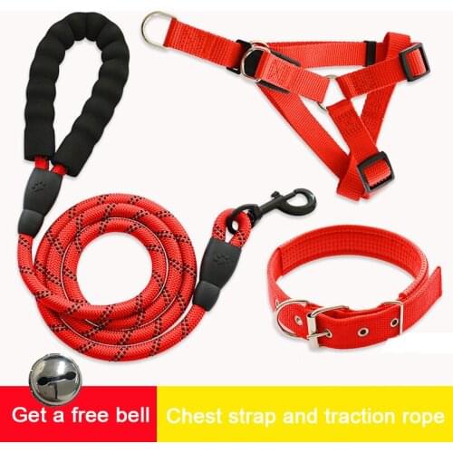 1.5M Pet Leash Reflective For Small Medium Large Dogs Adjustable Harness Chihuahua Pitbull Bulldog Beagle Golden Retriever Husky