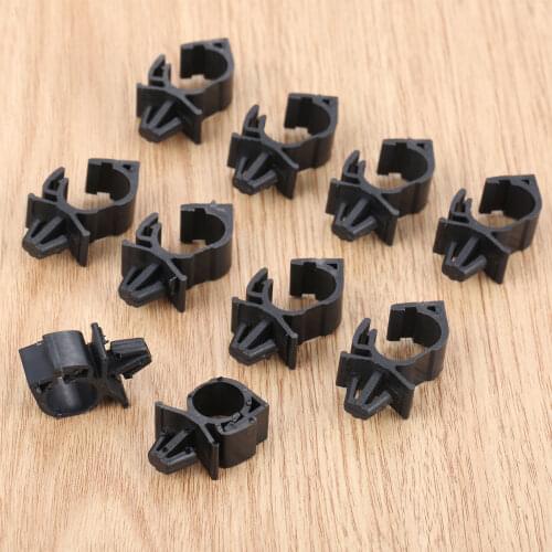 10Pcs Car Wiring Harness Fastener for All Car Auto Route Fixed Clips Corrugated Pipe Tie Wrap Cable clamp