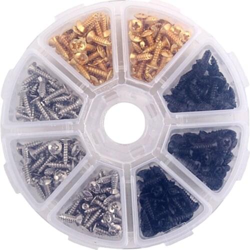 300pcs Assorted Pickguard Screws for Bass Electric Guitar Luthier Tools