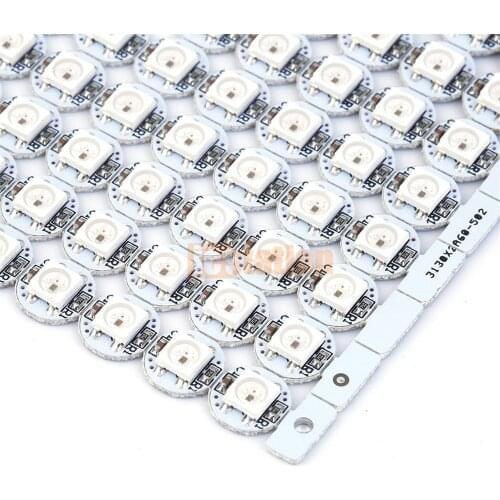 DC 5V ws2812 individually addressable RGB full color ws2812b led with heatsink (9mm*3mm) white 4-pin Board