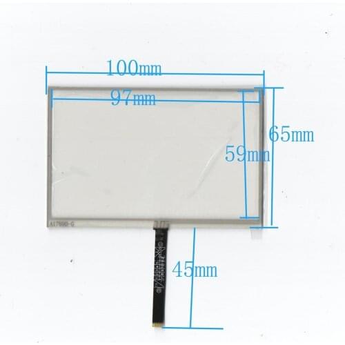 4.3-inch six-wire resistive touch screen 100 * 65MM MP4 MP5 A1769D-G VX530