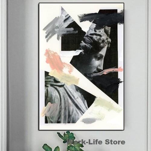 Abstract David Canvas Painting On the Wall Art Poster And Prints Modern Cover Face Canvas Pictures For Living Room Decor Cuadros