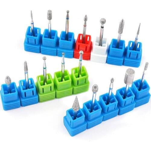 Diamond Nail Manicure Drill Milling Nail Cutter Electric Nail Drill Bit For Manicure Pedicure Drill Bits Accessories #281283