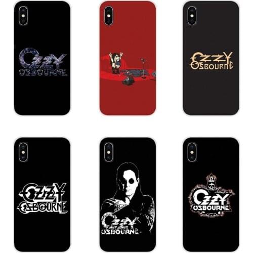 For Xiaomi Redmi 4A S2 Note 3 3S 4 4X 5 Plus 6 7 6A Pro Pocophone F1 Accessories Phone Shell Covers rock band Ozzy Osbourne