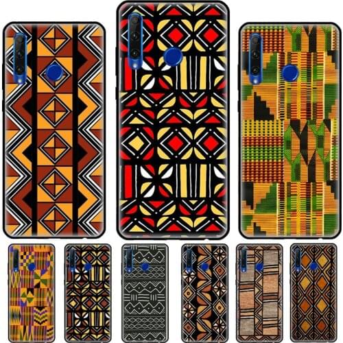 African Wax Print Design For Huawei Honor 8X 9X 7X 7C 6A 8A 7S 8S 8 9 10 10X Lite 10i 7A 20 6C 4C Pro Case Cover
