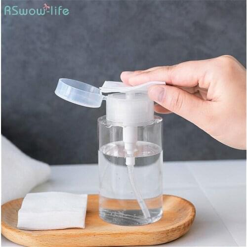 Travel Press-Pull Bottle Press-Release Bottle Empty Bottle Transparent Portable Cosmetic Water Containers PP Transparent Lids