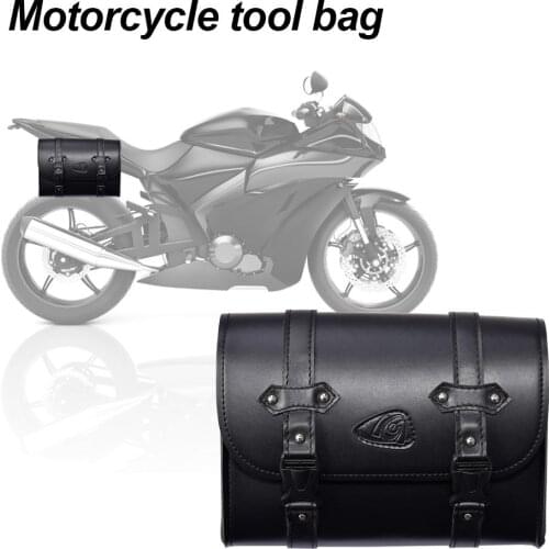 Motorcycle Tool Bag Universal Rear Saddle Bag Large Capacity Front Forks Bag Handlebar Bag For Sportster Moto Accessories