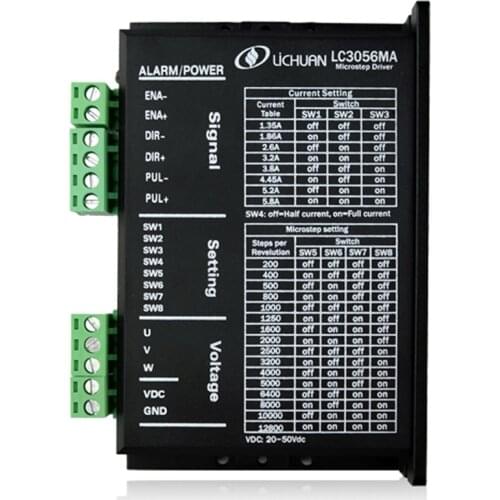 LC3056MA DC20-50V 5.8A Stepper Motor Driver 3-phase Hybrid Motor Controller for NEMA23