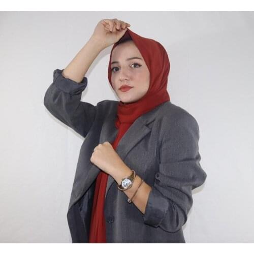 Medina shawl hijab women hijab long draped polyester for tile