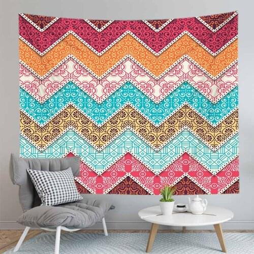 Fashion Wave Wall Hanging Tapestry Blanket Soft Fabric Table Cloth Living Room Home Decor Large Size 200x150cm