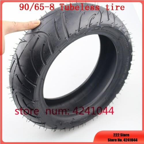 New 90/65-8 Tubeless Tyres Electric Scooter vacuum Tires Front Tires for Monkey motorcycle BOSSMAN-S Model (Scooter Spare Parts)