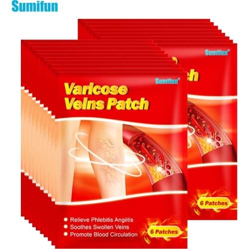 12/18/30pcs Herbal Medical Plaster Varicose Veins Treatment Skin Care Vasculitis Phlebitis Spider Leg Angiitis Removal Patch