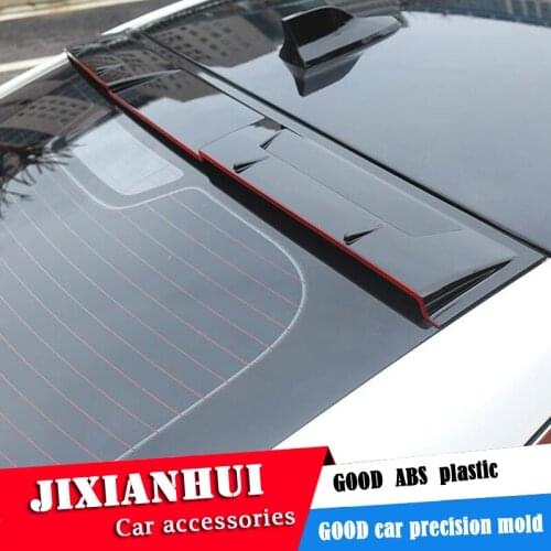 For MG6 ROOF Spoiler 2016-2019 MorrisGarages MG6 YCk ROOF Spoiler ABS plastic Material Car Rear Wing Color Rear Spoiler